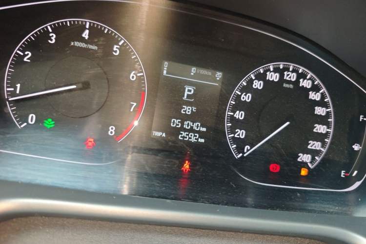 Used Honda Accord 2018 260TURBO Elite Edition China V Odometer Close Up