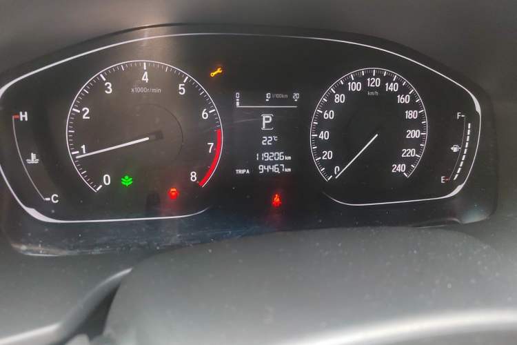 Used Honda Accord 2018 260TURBO Elite Edition China VI Odometer Close Up