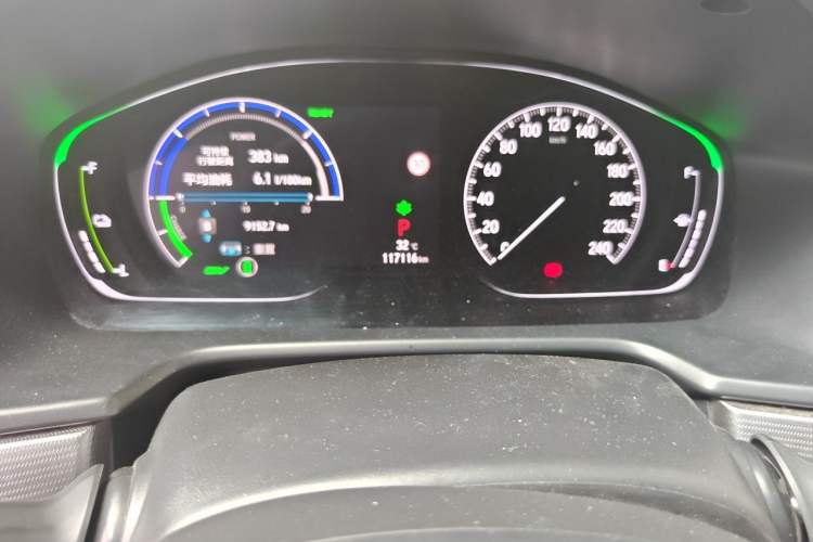 Used Honda Accord 2018 Rui·Hybrid 2.0L Rui Ku Edition China VI Odometer Close Up