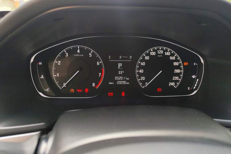 Used Honda Accord 2018 260TURBO Elite Edition China VI Odometer Close Up