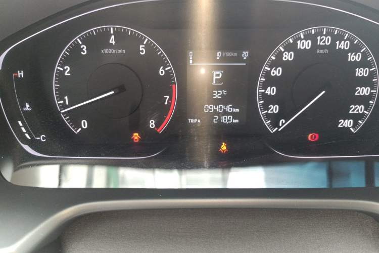 Used Honda Accord 2018 260TURBO Elite Edition China VI Odometer Close Up
