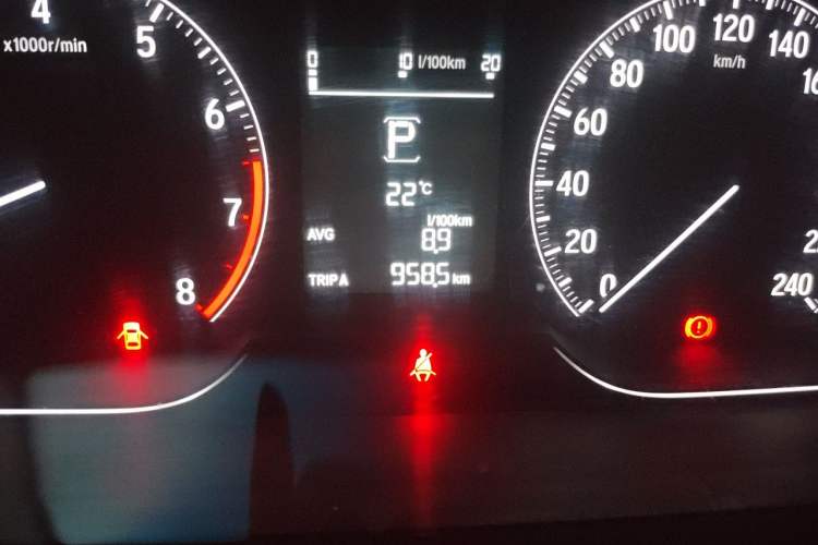 Used Honda Accord 2018 260TURBO Elite Edition China VI Odometer Close Up