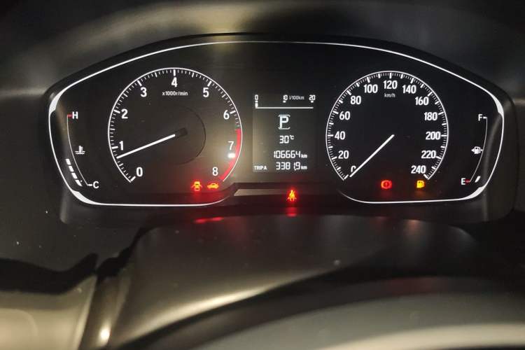 Used Honda Accord 2018 260TURBO Elite Edition China VI Odometer Close Up