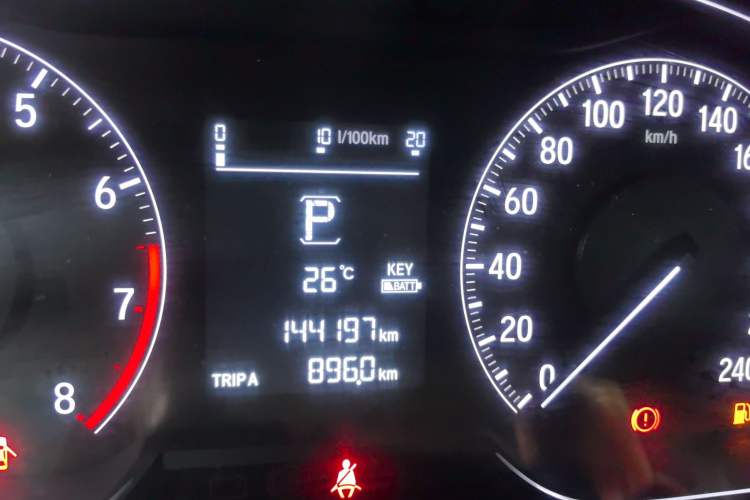 Used Honda Accord 2018 260TURBO Elite Edition China VI Odometer Close Up