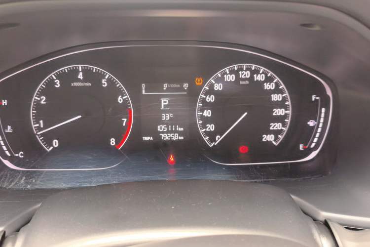 Used Honda Accord 2018 260TURBO Elite Edition China V Odometer Close Up