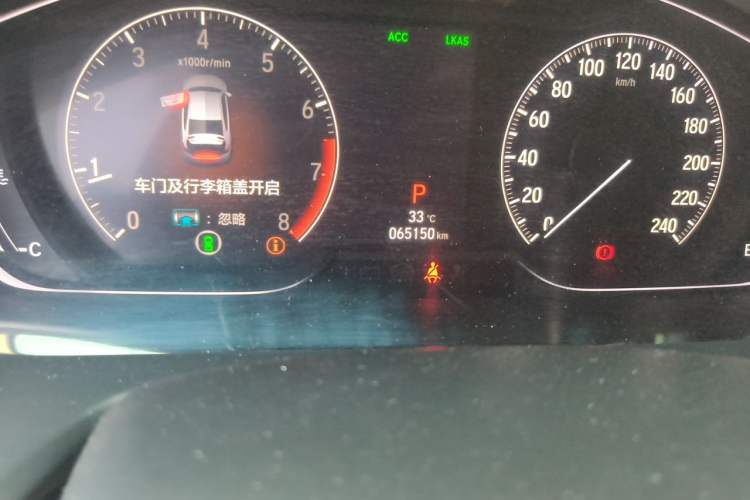 Used Honda Accord 2018 260TURBO Luxury Edition China VI Odometer Close Up