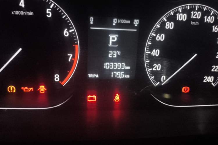 Used Honda Accord 2018 260TURBO Elite Edition China VI Odometer Close Up