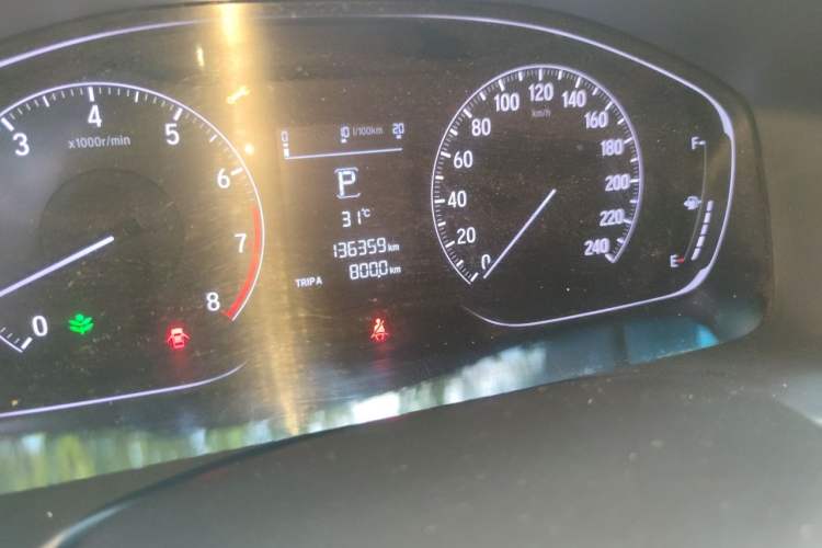Used Honda Accord 2018 260TURBO Elite Edition China V Odometer Close Up
