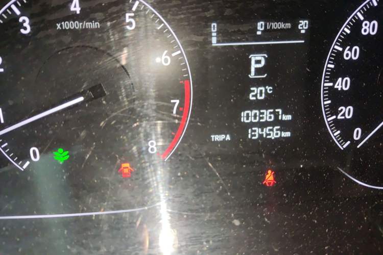 Used Honda Accord 2018 260TURBO Elite Edition China V Odometer Close Up