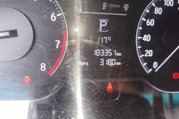 Used Honda Accord 2018 260TURBO Elite Edition China V Odometer Close Up