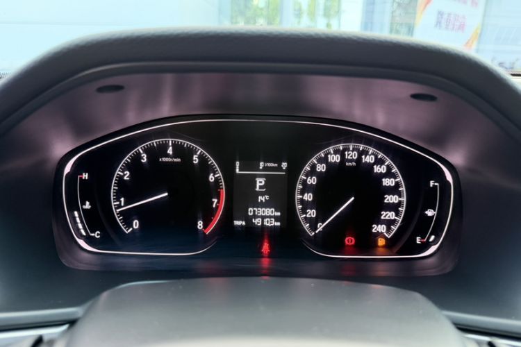 Used Honda Accord 2018 260TURBO Elite Edition China VI Odometer Close Up
