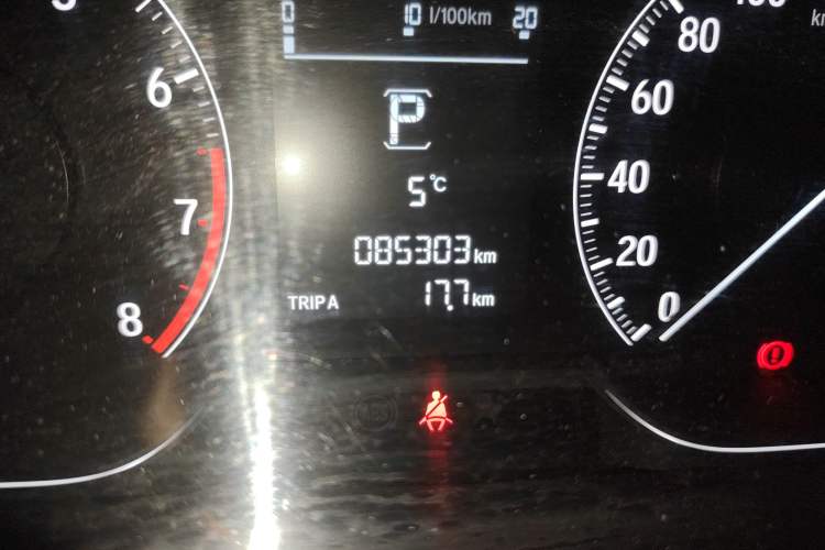 Used Honda Accord 2018 260TURBO Elite Edition China VI Odometer Close Up