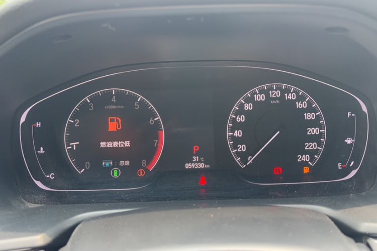 Used Honda Accord 2018 260TURBO Luxury Edition China VI Odometer Close Up