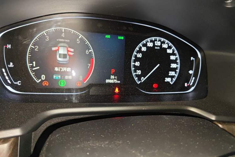 Used Honda Accord 2018 260TURBO Flagship Edition National V Odometer Close Up