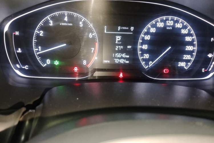 Used Honda Accord 2018 260TURBO Elite Edition China V Odometer Close Up