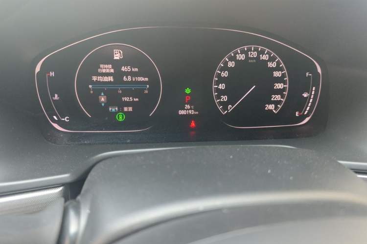 Used Honda Accord 2018 260TURBO Luxury Edition China VI Odometer Close Up