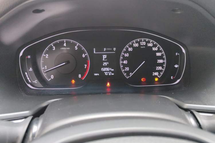 Used Honda Accord 2018 260TURBO Elite Edition China VI Odometer Close Up