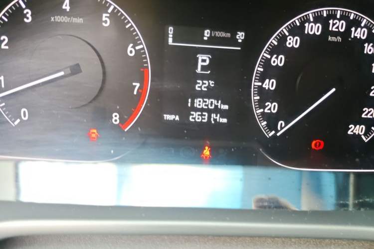 Used Honda Accord 2018 260TURBO Elite Edition China V Odometer Close Up
