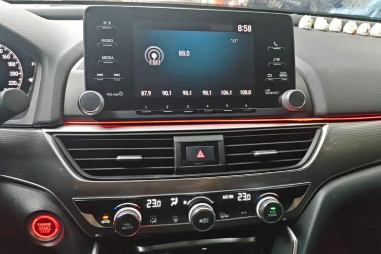 Used Honda Accord 2018 260TURBO Elite Edition China V Audio And AC Panel