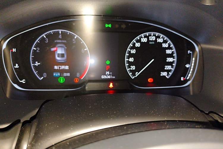 Used Honda Accord 2018 260TURBO Luxury Edition China VI Odometer Close Up