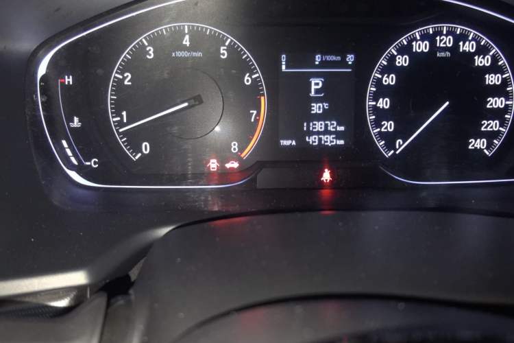 Used Honda Accord 2018 260TURBO Elite Edition China V Odometer Close Up