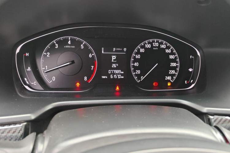 Used Honda Accord 2018 260TURBO Elite Edition China VI Odometer Close Up