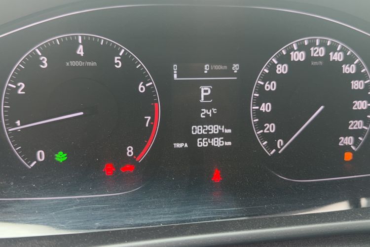 Used Honda Accord 2018 260TURBO Elite Edition China V Odometer Close Up