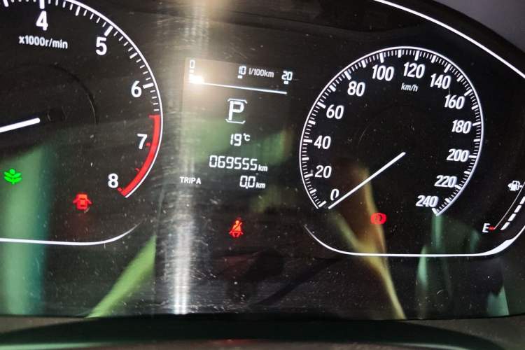 Used Honda Accord 2018 260TURBO Elite Edition China V Odometer Close Up