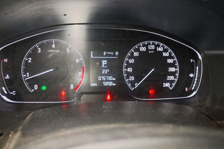 Used Honda Accord 2018 260TURBO Elite Edition China V Odometer Close Up