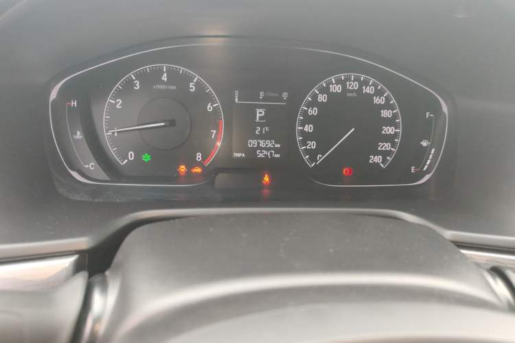 Used Honda Accord 2018 260TURBO Elite Edition China VI Odometer Close Up