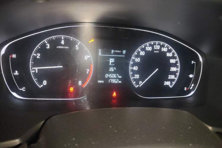 Used Honda Accord 2018 260TURBO Elite Edition China V Odometer Close Up