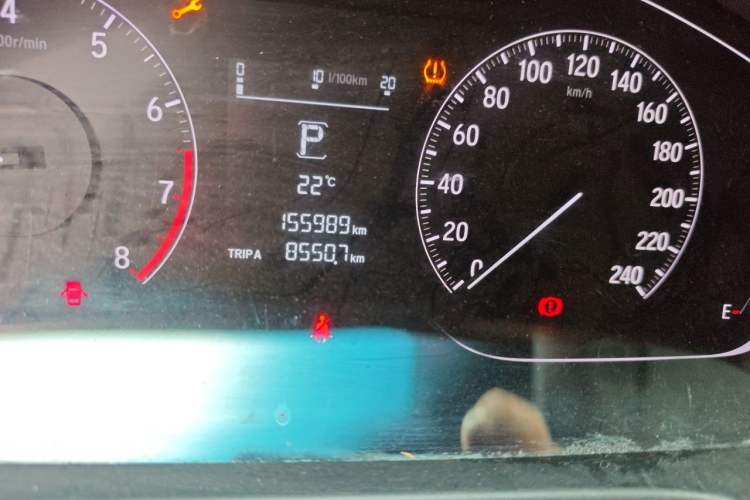 Used Honda Accord 2018 260TURBO Elite Edition China VI Odometer Close Up