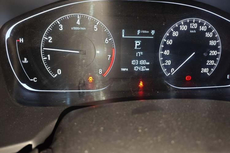 Used Honda Accord 2018 260TURBO Elite Edition China V Odometer Close Up