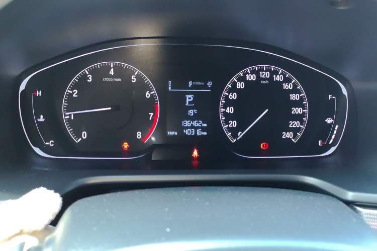 Used Honda Accord 2018 260TURBO Elite Edition China VI Odometer Close Up
