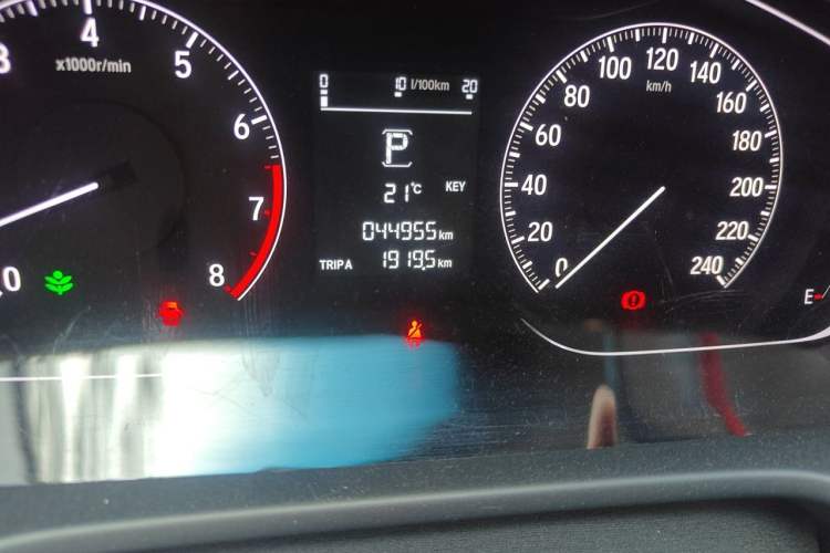 Used Honda Accord 2018 260TURBO Elite Edition China VI Odometer Close Up
