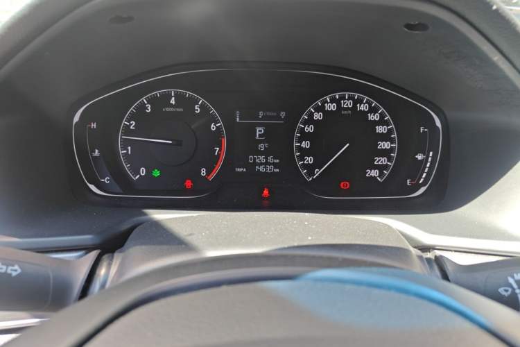 Used Honda Accord 2018 260TURBO Elite Edition China V Odometer Close Up