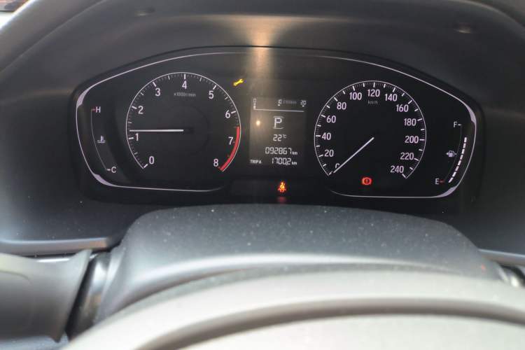 Used Honda Accord 2018 260TURBO Elite Edition China V Odometer Close Up