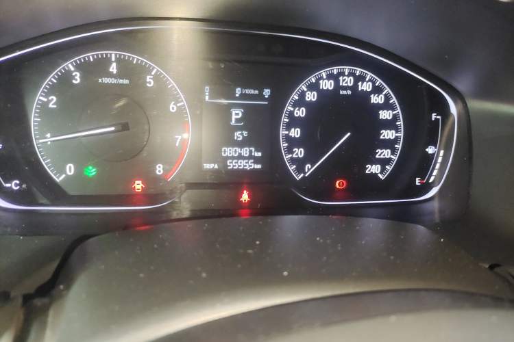 Used Honda Accord 2018 260TURBO Elite Edition China V Odometer Close Up