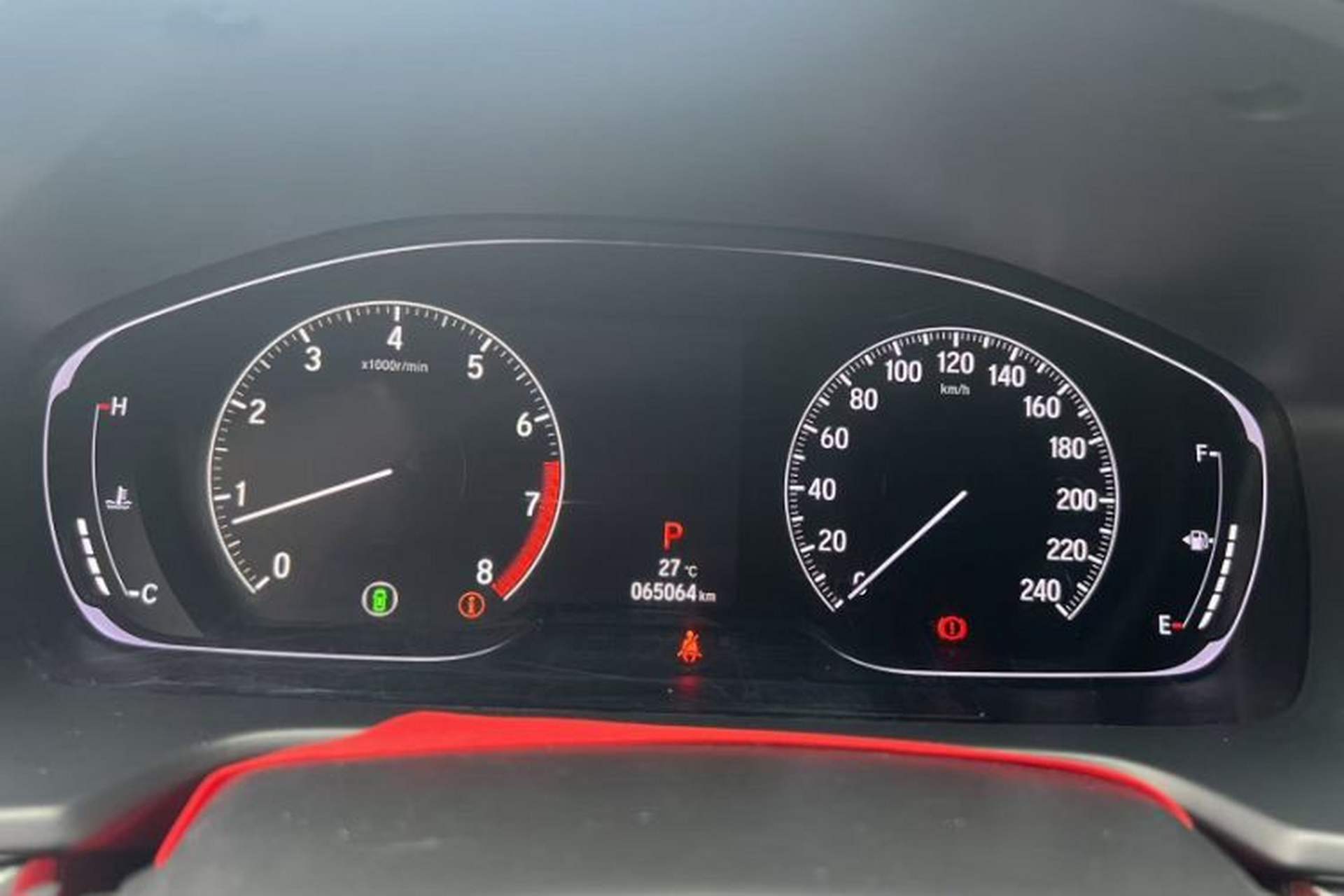 Used Honda Accord 2018 260TURBO Luxury Edition China VI Odometer Close Up