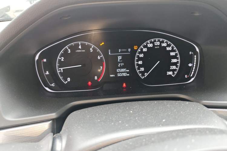 Used Honda Accord 2018 260TURBO Elite Edition China V Odometer Close Up