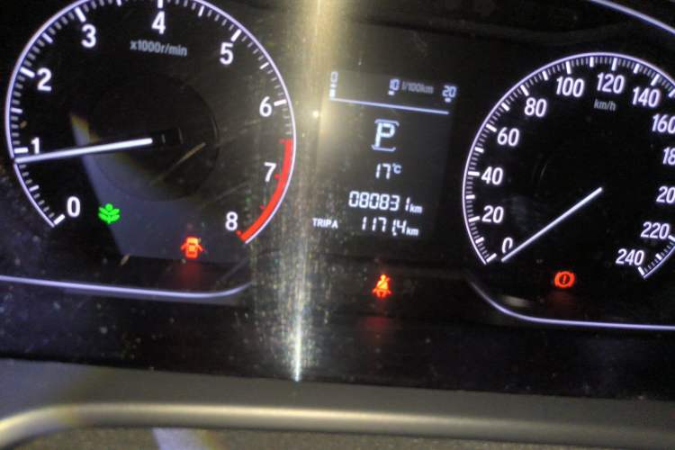 Used Honda Accord 2018 260TURBO Elite Edition China VI Odometer Close Up