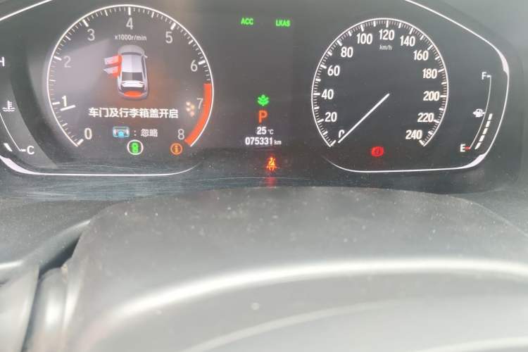 Used Honda Accord 2018 260TURBO Luxury Edition China VI Odometer Close Up
