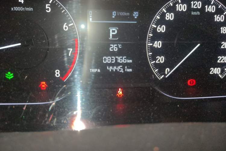 Used Honda Accord 2018 260TURBO Elite Edition China VI Odometer Close Up