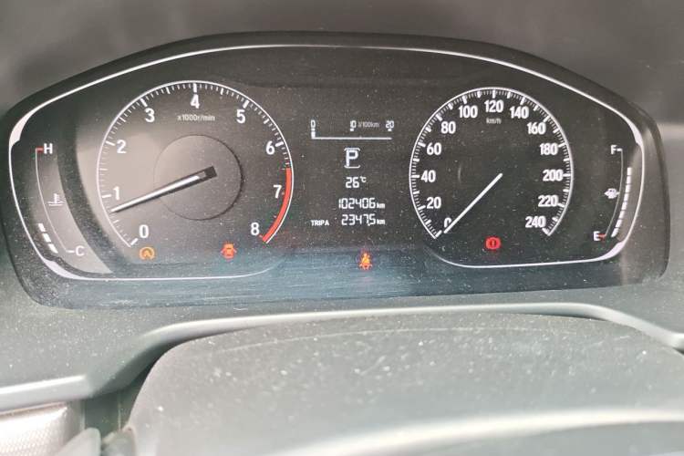 Used Honda Accord 2018 260TURBO Elite Edition China VI Odometer Close Up