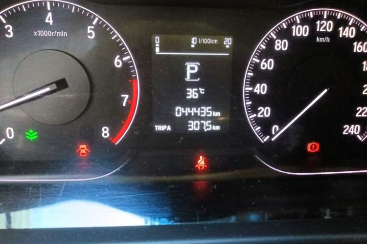 Used Honda Accord 2018 260TURBO Elite Edition China V Odometer Close Up