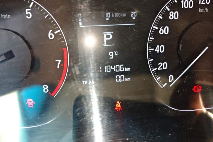 Used Honda Accord 2018 260TURBO Elite Edition China VI Odometer Close Up
