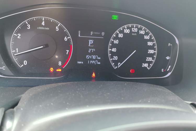 Used Honda Accord 2018 260TURBO Elite Edition China V Odometer Close Up