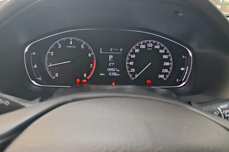 Used Honda Accord 2018 260TURBO Elite Edition China VI Odometer Close Up