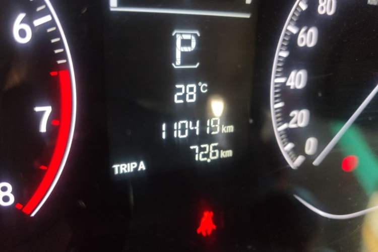 Used Honda Accord 2018 260TURBO Elite Edition China VI Odometer Close Up