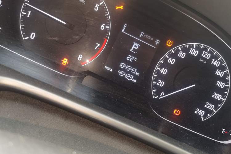 Used Honda Accord 2018 260TURBO Elite Edition China V Odometer Close Up